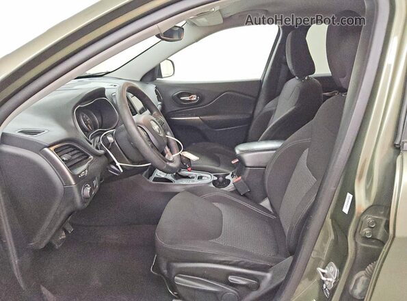 1C4PJLCB5MD134396 2021 JEEP CHEROKEE Зеленый Вид салона спереди