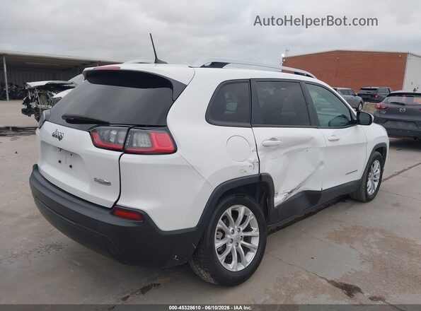 1C4PJLCB5MD164403 2021 JEEP CHEROKEE Белый Задняя правая четверть
