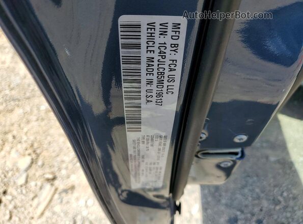 1C4PJLCB5MD196137 2021 JEEP CHEROKEE Blue 