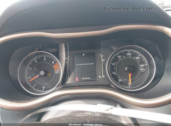 1C4PJLCB6HW540830 2017 JEEP CHEROKEE Black უკანა სავარძლების ხედი