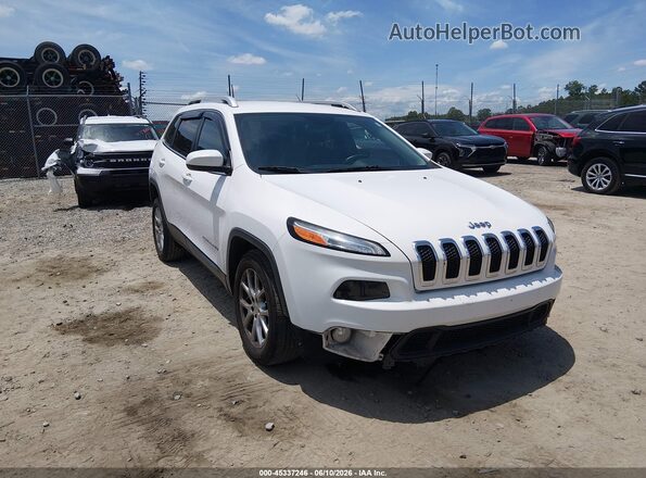1C4PJLCB6JD566023 2018 JEEP CHEROKEE White წინა ხედი