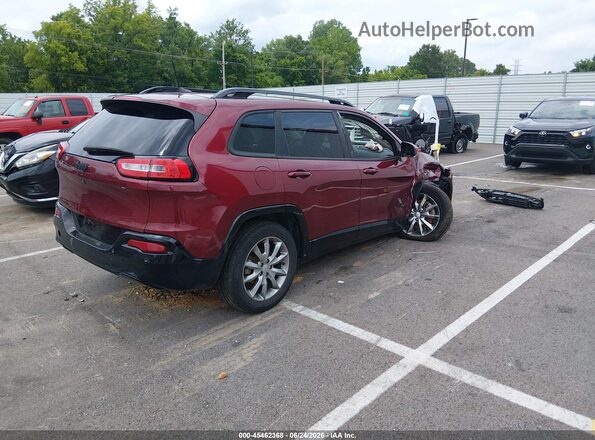 1C4PJLCB6JD612188 2018 JEEP CHEROKEE Red Trasero derecho