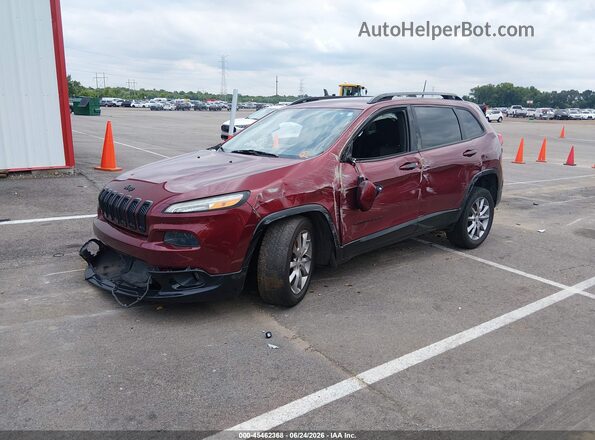 1C4PJLCB6JD612188 2018 JEEP CHEROKEE Red Vista tres cuartos delantera izquierda