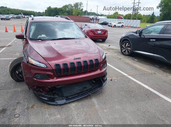 1C4PJLCB6JD612188 2018 JEEP CHEROKEE Red Vista del salpicadero