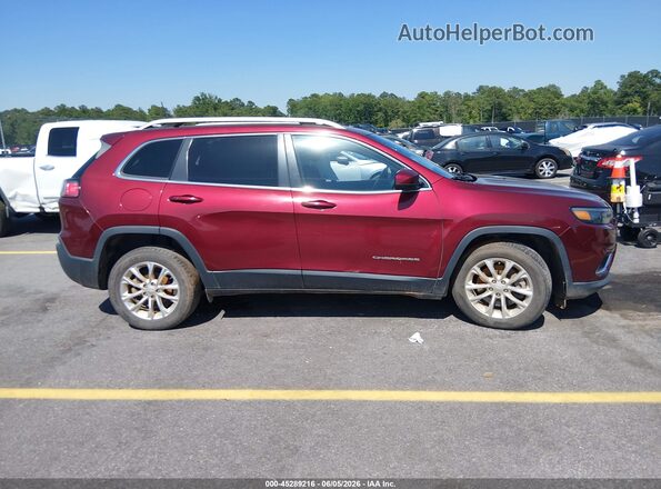 1C4PJLCB6KD108869 2019 JEEP CHEROKEE Burgundy Rear interior view