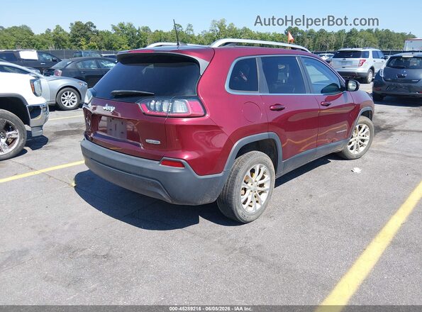 1C4PJLCB6KD108869 2019 JEEP CHEROKEE Burgundy Rear right