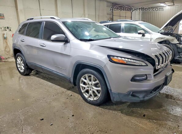 1C4PJLCB7HD232285 2017 JEEP CHEROKEE Silver Front right