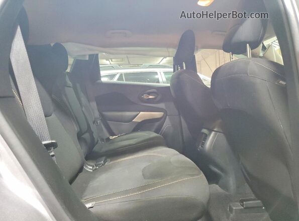 1C4PJLCB7HD232285 2017 JEEP CHEROKEE Silver Rear interior view