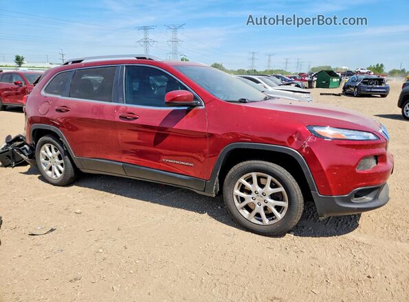 1C4PJLCB7HW523342 2017 JEEP CHEROKEE Red Передня права чверть