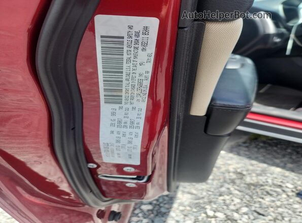 1C4PJLCB7HW660636 2017 JEEP CHEROKEE Red Vista de la etiqueta del VIN