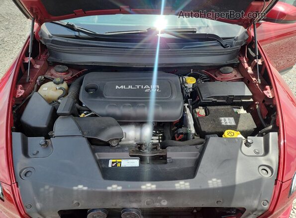 1C4PJLCB7HW660636 2017 JEEP CHEROKEE Red Vista del compartimento del motor