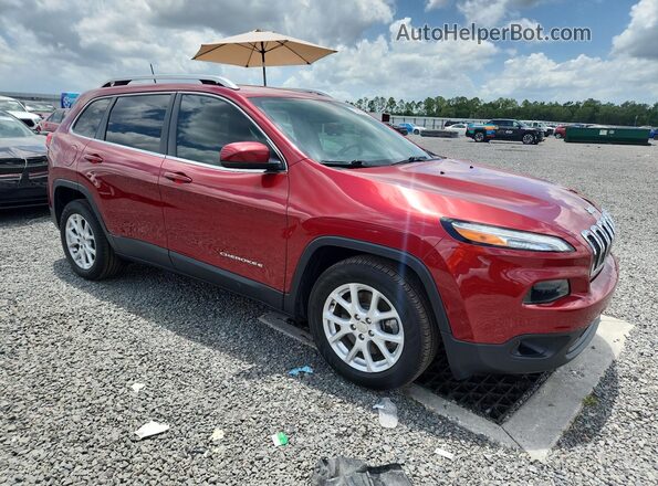 1C4PJLCB7HW660636 2017 JEEP CHEROKEE Red Delantero derecho
