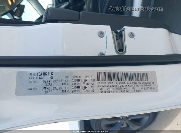 1C4PJLCB7JD577189 2018 JEEP CHEROKEE White Вид підкапотного простору