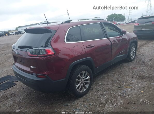 1C4PJLCB7KD486506 2019 JEEP CHEROKEE Красный Задняя правая четверть
