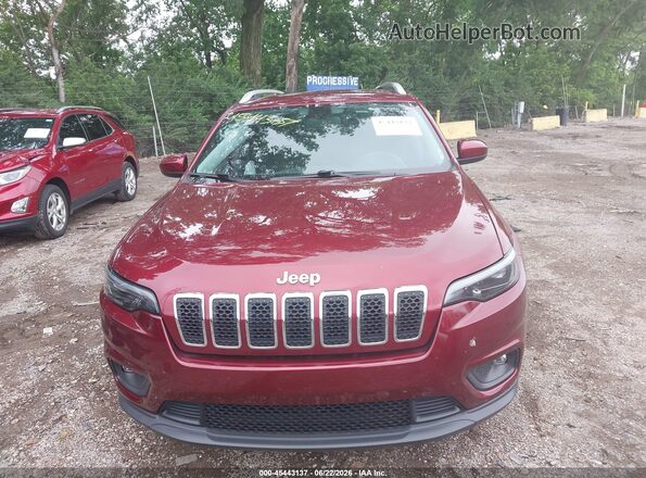 1C4PJLCB7KD486506 2019 JEEP CHEROKEE Красный Вид щитка приборов