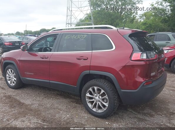 1C4PJLCB7KD486506 2019 JEEP CHEROKEE Красный Задняя левая четверть