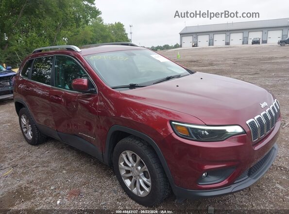 1C4PJLCB7KD486506 2019 JEEP CHEROKEE Красный Вид спереди