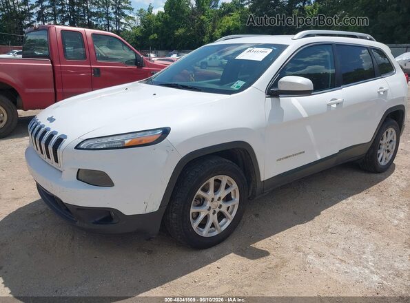 1C4PJLCB8HD232943 2017 JEEP CHEROKEE White წინა მარცხენა ხედი სამი მეოთხედიდან