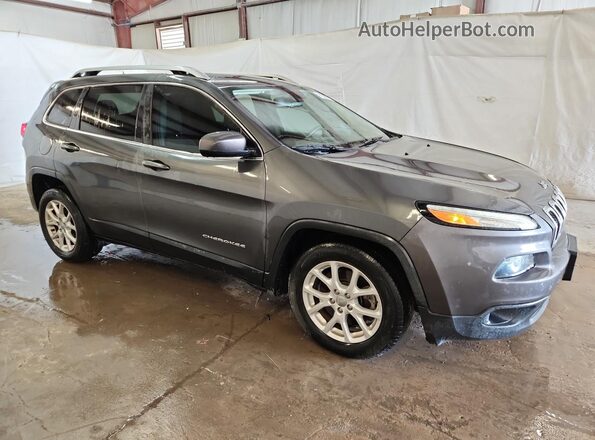 1C4PJLCB8HW592038 2017 JEEP CHEROKEE Gray 
