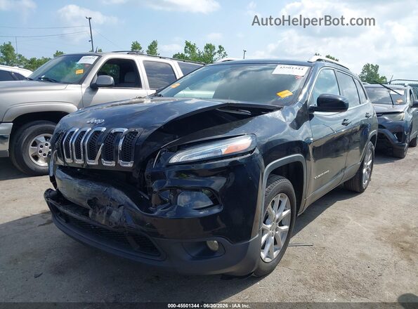 1C4PJLCB8HW619562 2017 JEEP CHEROKEE Black Front left
