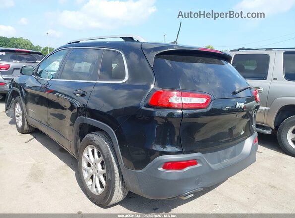 1C4PJLCB8HW619562 2017 JEEP CHEROKEE Black Rear left