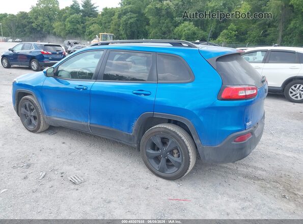 1C4PJLCB8JD560546 2018 JEEP CHEROKEE Blue Rear left
