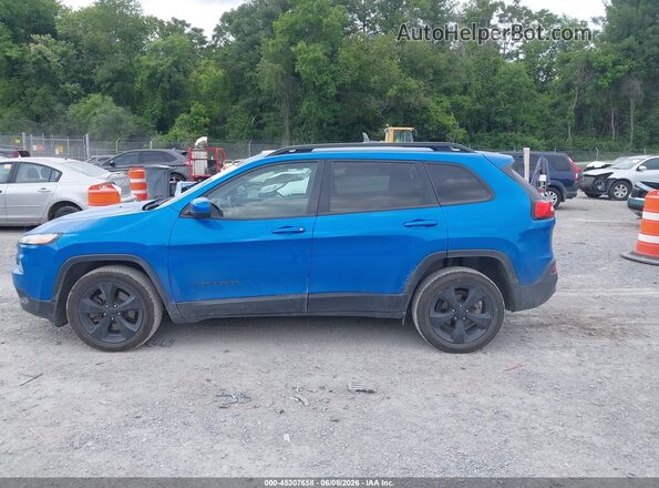 1C4PJLCB8JD560546 2018 JEEP CHEROKEE Blue 360 interior view