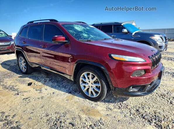 1C4PJLCB8JD612130 2018 JEEP CHEROKEE Бордовый 