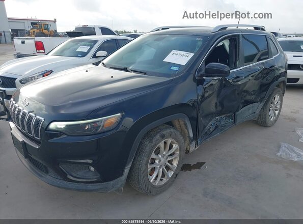 1C4PJLCB8KD149942 2019 JEEP CHEROKEE Black Przód lewy
