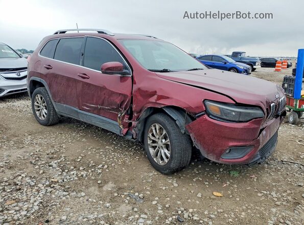 1C4PJLCB8KD296777 2019 JEEP CHEROKEE Burgundy 