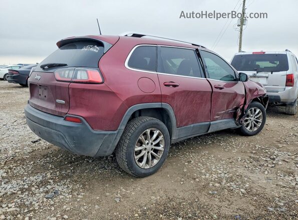 1C4PJLCB8KD296777 2019 JEEP CHEROKEE Burgundy 