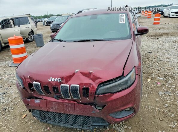 1C4PJLCB8KD296777 2019 JEEP CHEROKEE Burgundy 