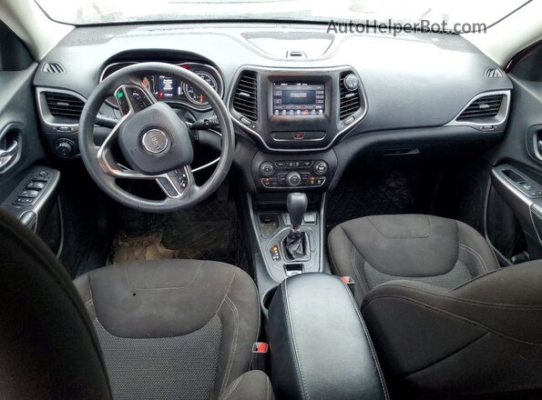 1C4PJLCB8KD296777 2019 JEEP CHEROKEE Burgundy 