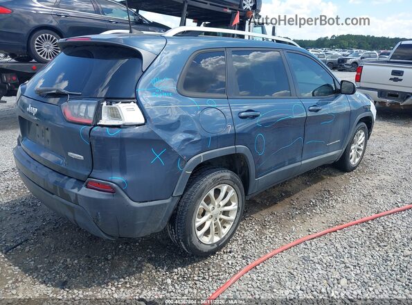 1C4PJLCB8LD556581 2020 JEEP CHEROKEE Light Blue Tył prawy