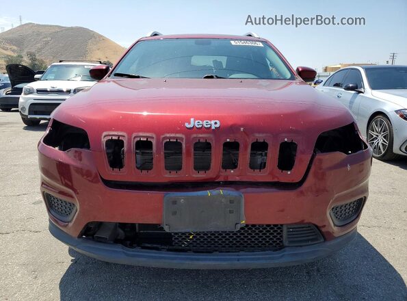 1C4PJLCB8LD586387 2020 JEEP CHEROKEE Red წინა ხედი