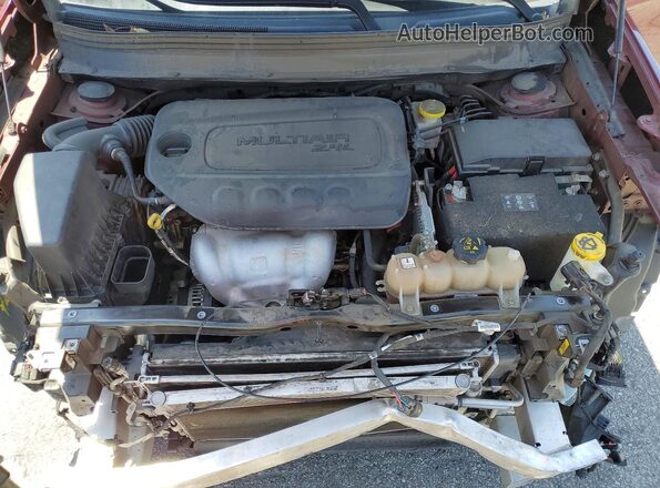 1C4PJLCB8LD586387 2020 JEEP CHEROKEE Red ძრავის განყოფილების ხედი