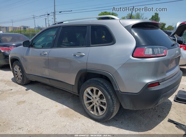 1C4PJLCB8MD196228 2021 JEEP CHEROKEE Silver Trasero izquierdo