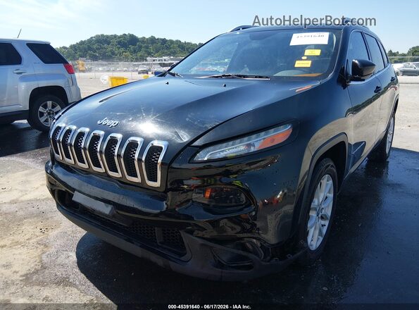 1C4PJLCB9JD615831 2018 JEEP CHEROKEE Black Դիմացի տեսք