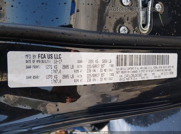 1C4PJLCB9JD615831 2018 JEEP CHEROKEE Black Շարժիչի բաժամունքի տեսք
