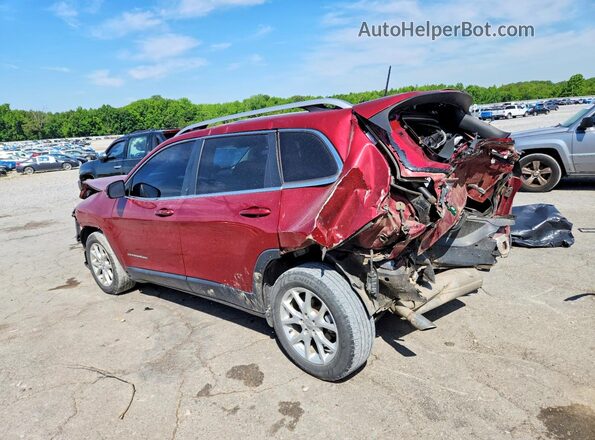 1C4PJLCBXHW592090 2017 JEEP CHEROKEE Красный Задняя левая четверть