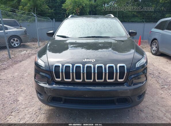 1C4PJLCBXHW640154 2017 JEEP CHEROKEE Black Widok zestawu wskaźników