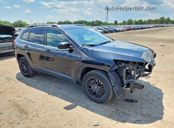 1C4PJLCBXJD557809 2018 JEEP CHEROKEE Black წინა მარჯვენა