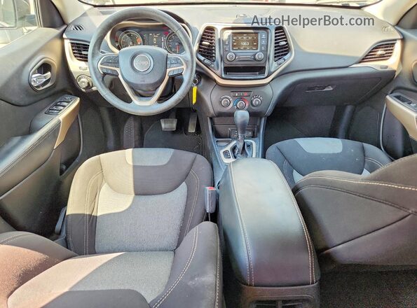 1C4PJLCBXJD557809 2018 JEEP CHEROKEE Black წინა პანელის ხედი