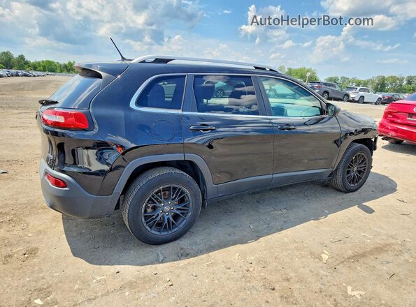 1C4PJLCBXJD557809 2018 JEEP CHEROKEE Black უკანა მარჯვენა
