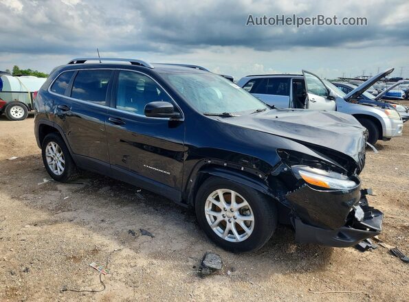 1C4PJLCBXJD605924 2018 JEEP CHEROKEE Black წინა მარჯვენა