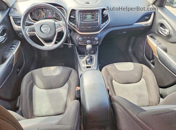 1C4PJLCBXJD605924 2018 JEEP CHEROKEE Black წინა პანელის ხედი