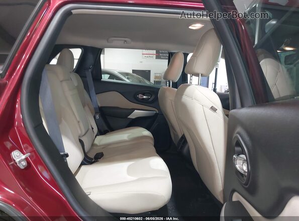 1C4PJLCBXJD612002 2018 JEEP CHEROKEE Red Вид наклейки з VIN-кодом