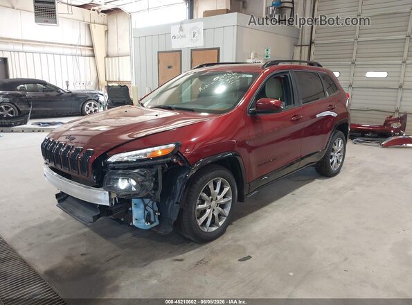 1C4PJLCBXJD612002 2018 JEEP CHEROKEE Red Передня ліва чверть