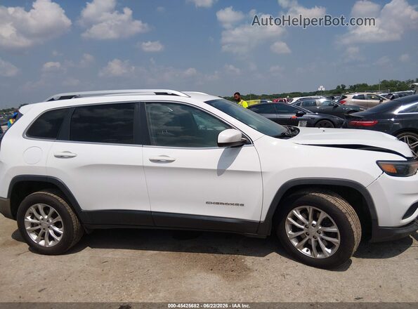 1C4PJLCBXKD263182 2019 JEEP CHEROKEE White უკანა სალონის ხედი