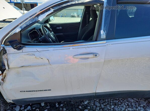 1C4PJLCBXKD286218 2019 JEEP CHEROKEE Белый Вид салона спереди